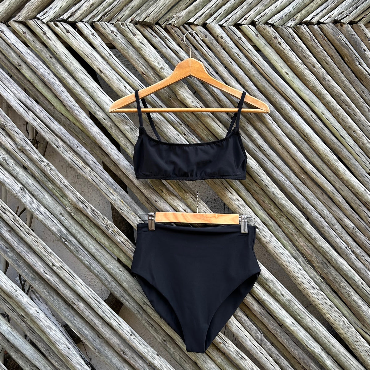 Classic Black High Waist Bikini