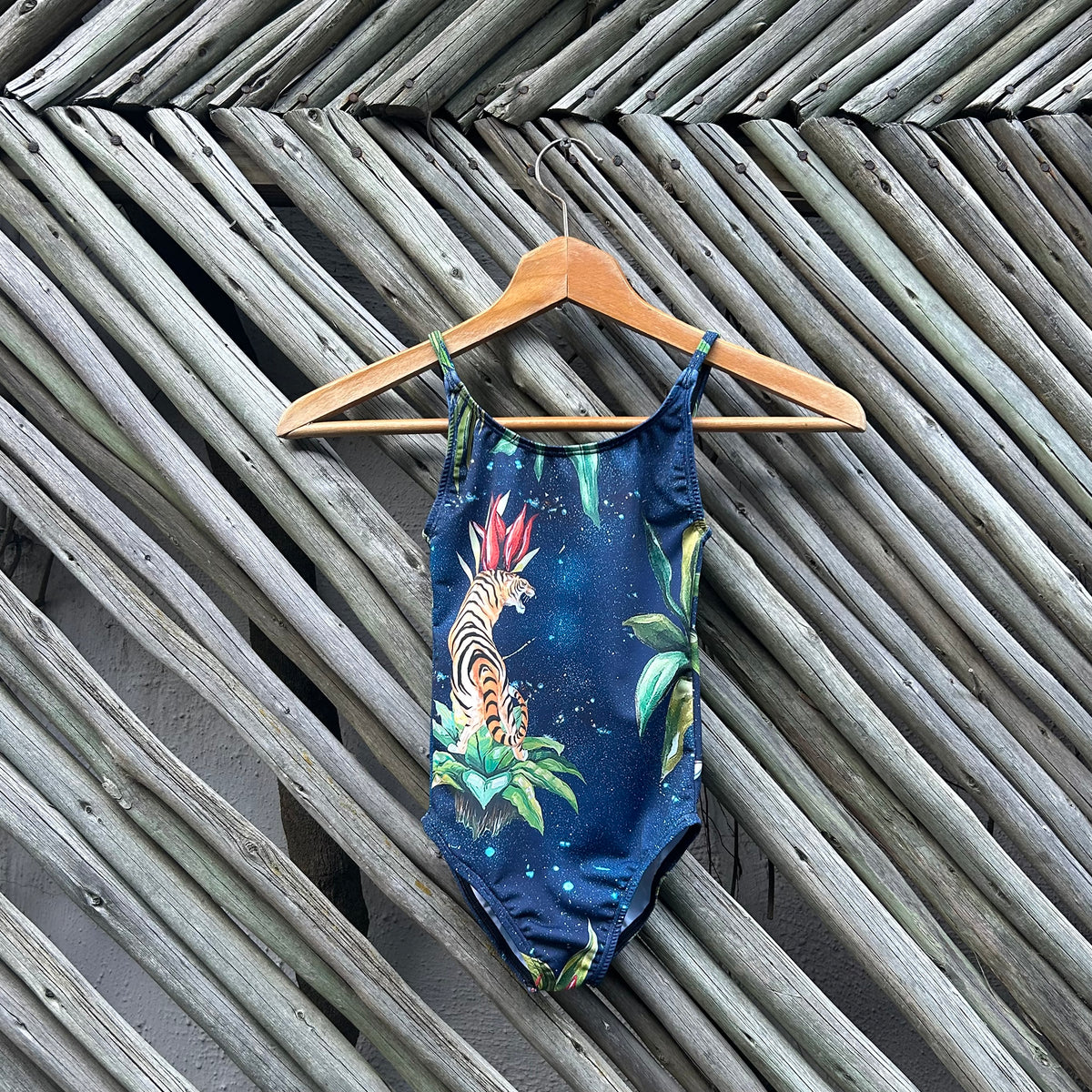 Ingrid Nuss Tiger Youth Strap Swimsuit