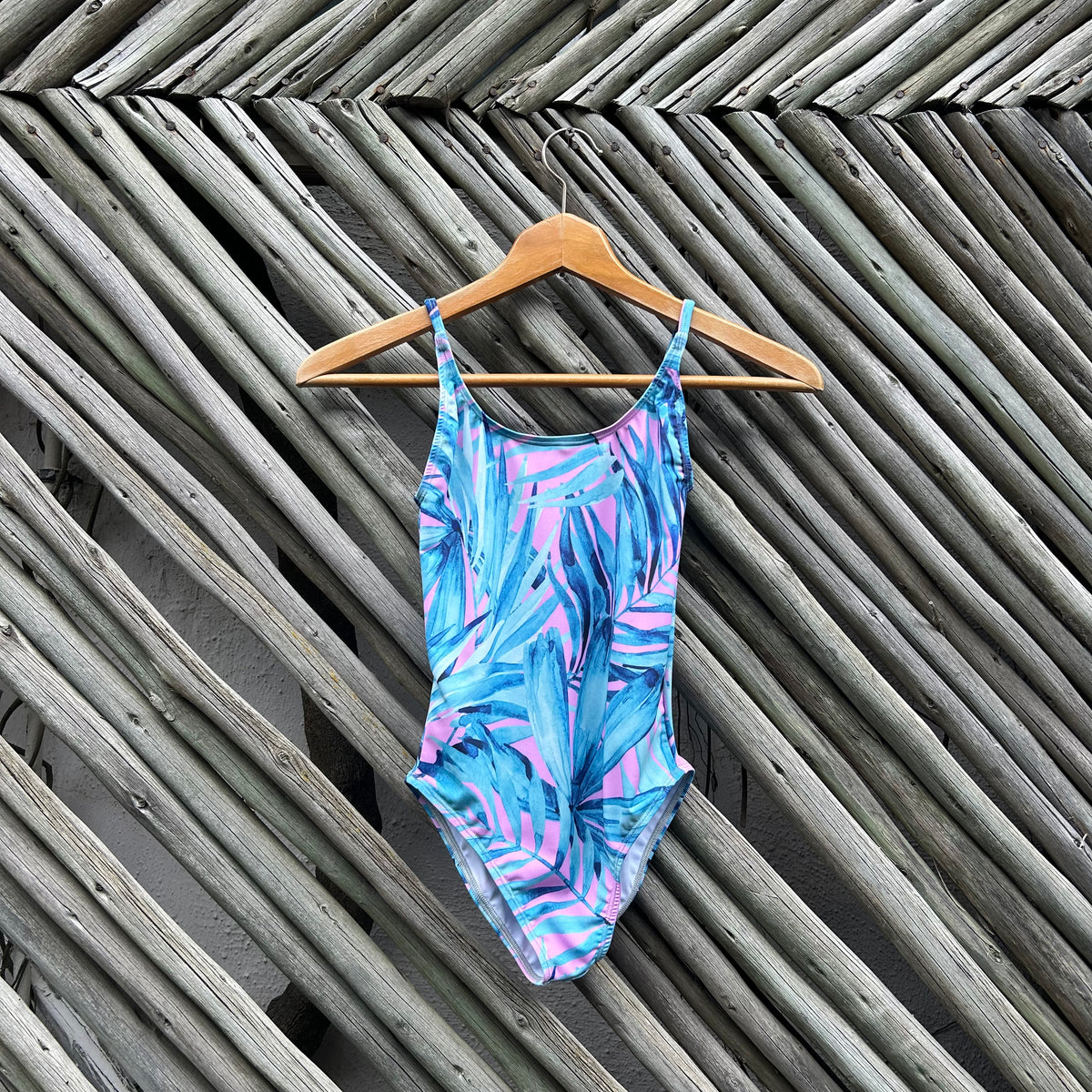 Summer Pink Youth Strap Swimsuit
