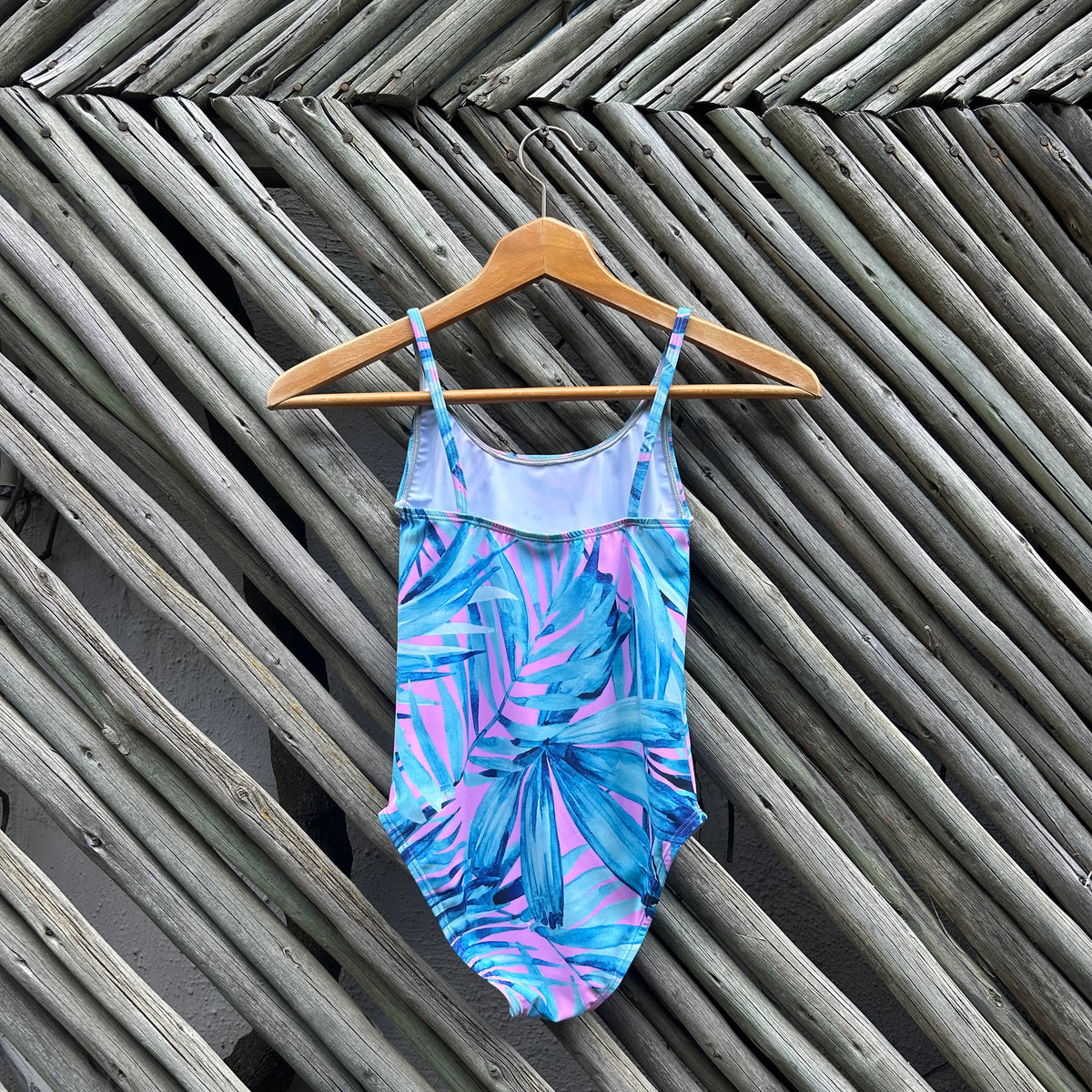 Summer Pink Youth Strap Swimsuit