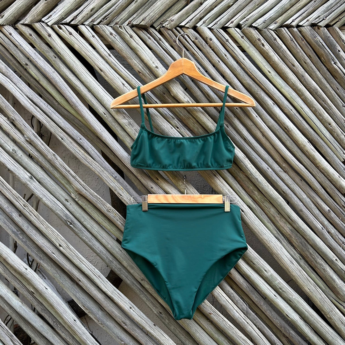 Fynbos Green High Waist Bikini