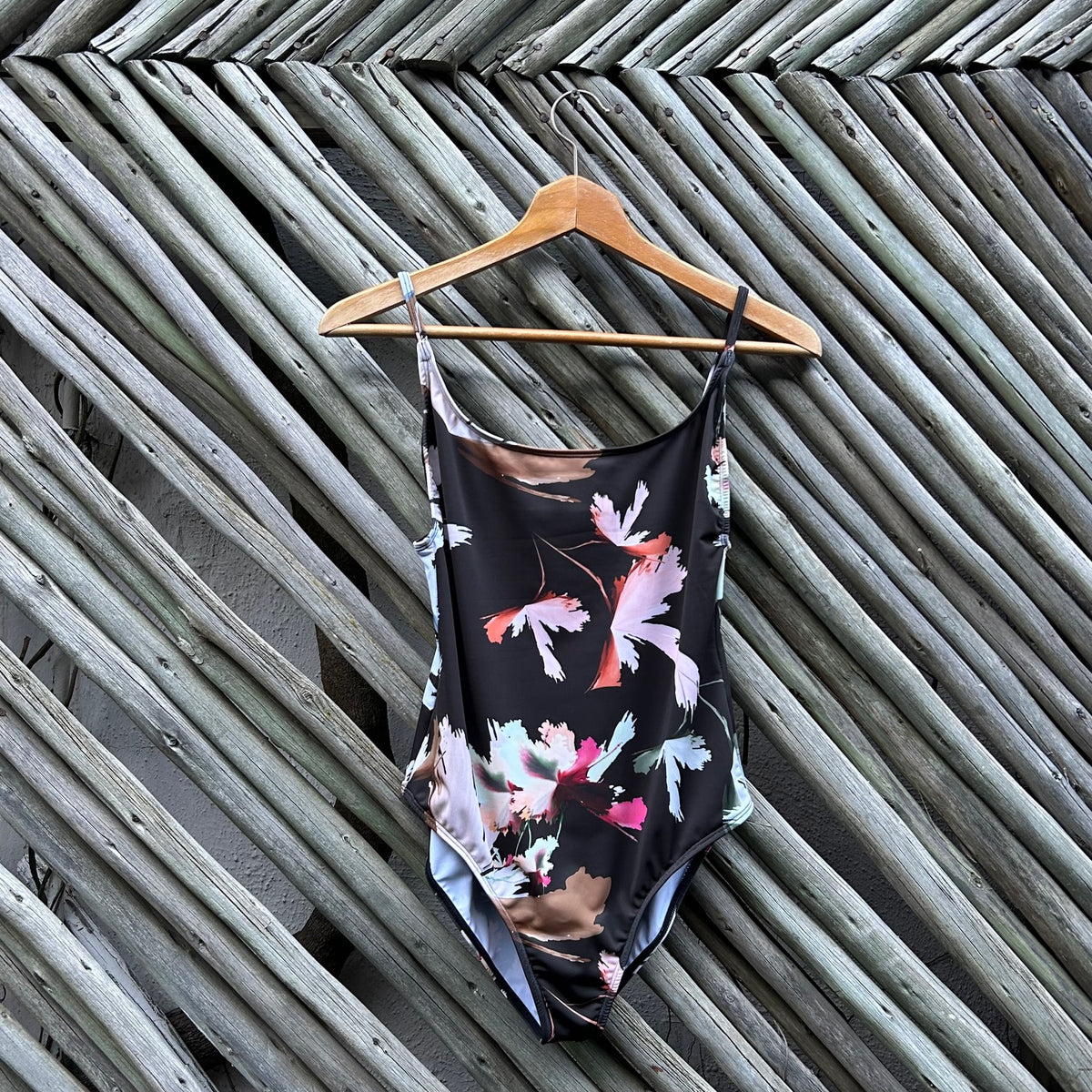 Bronze Teal Sea Strap Swimsuit