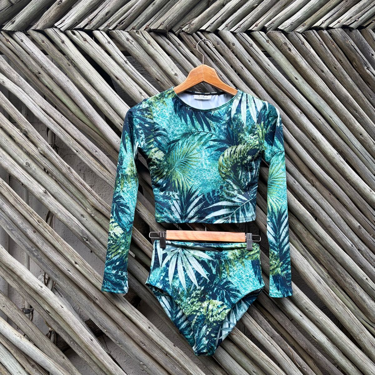 Emerald Sea Two Piece High Waist