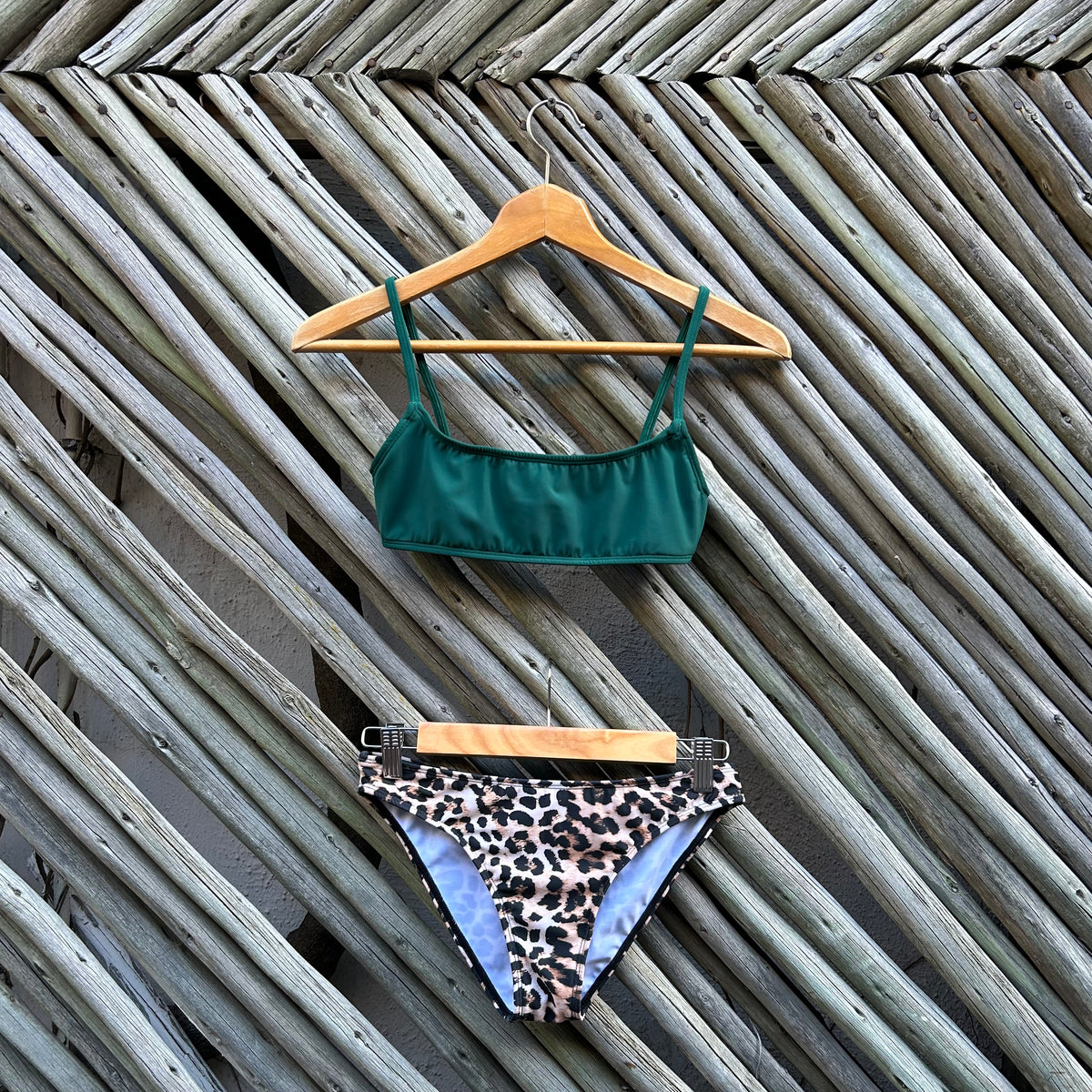 Fynbos Top/Leopard Bottom Bikini