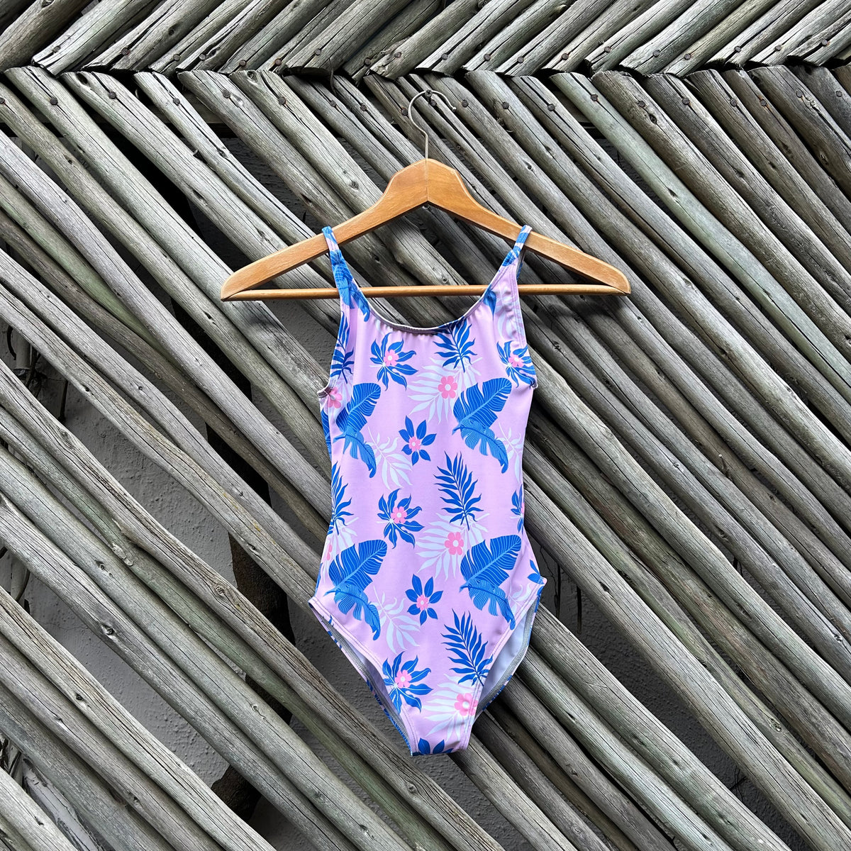 Ocean Sunset Youth Strap Swimsuit