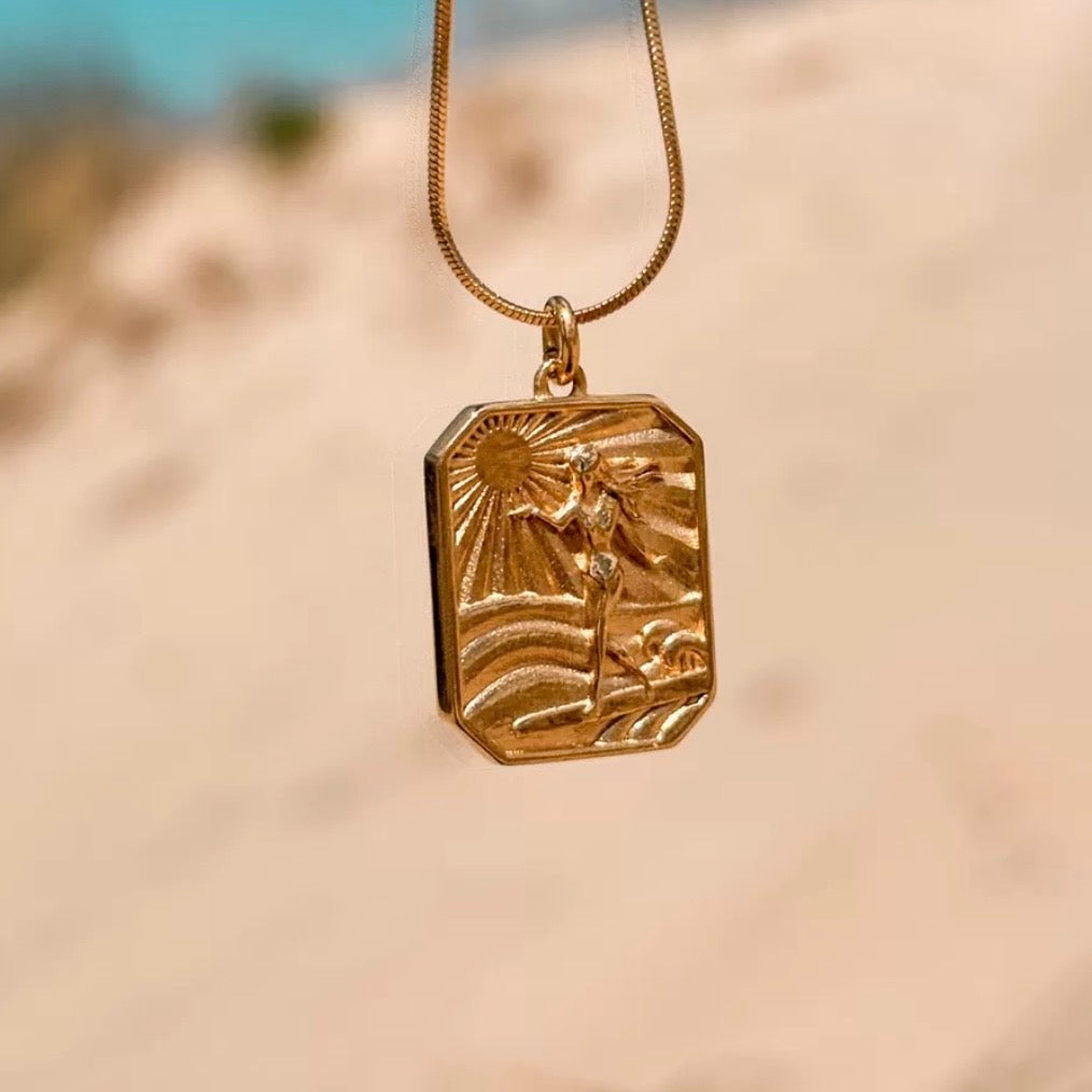 Ocean Surfergirl Necklace