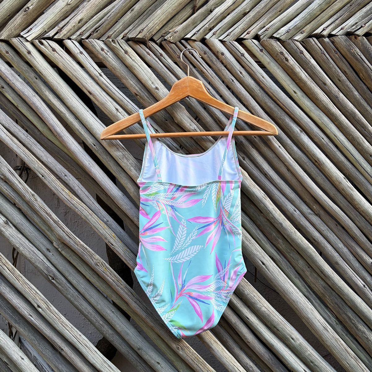 Maui Blue Youth Strap Swimsuit