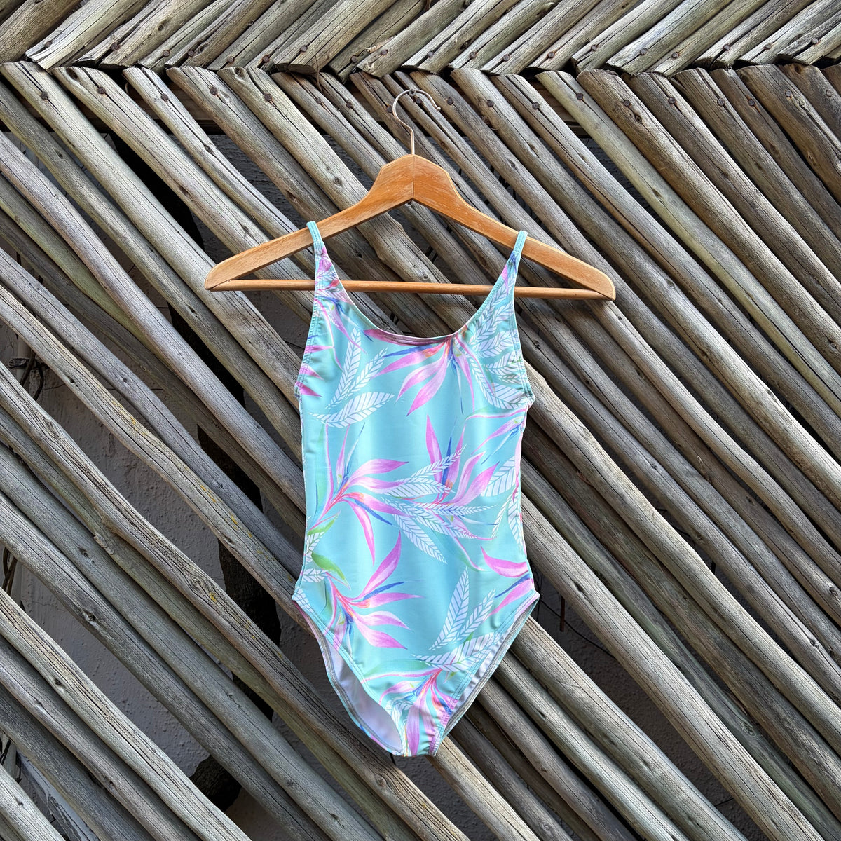Maui Blue Youth Strap Swimsuit