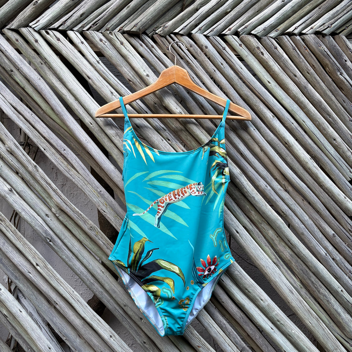 Jungle Jaguar Strap Swimsuit