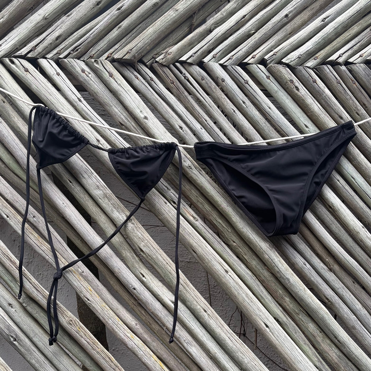 Classic Black Triangle Bikini