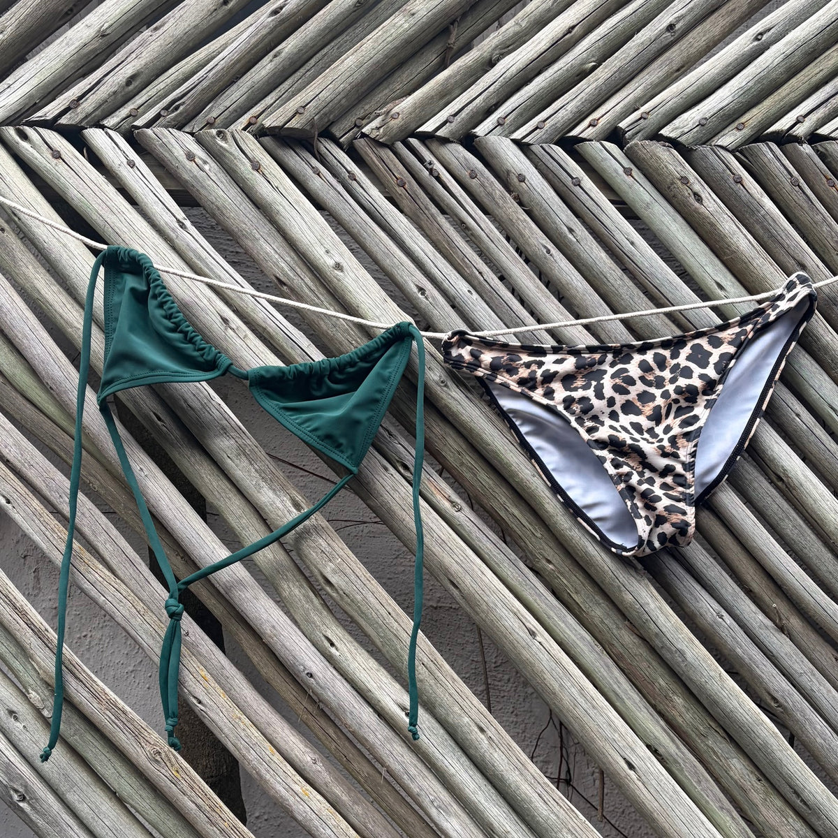 Fynbos Triangle Bikini / Leopard Bottoms