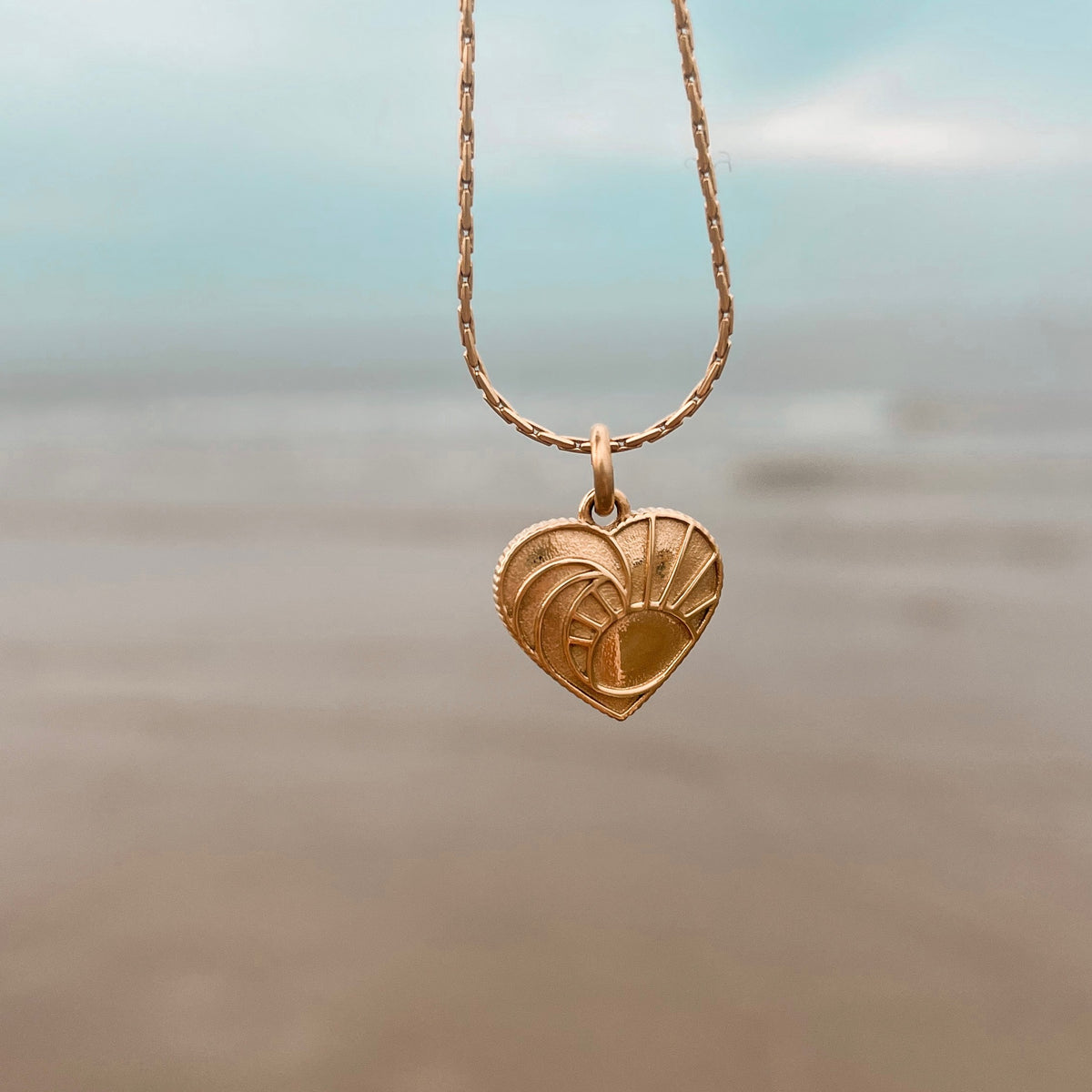 Ocean Lover Heart Necklace