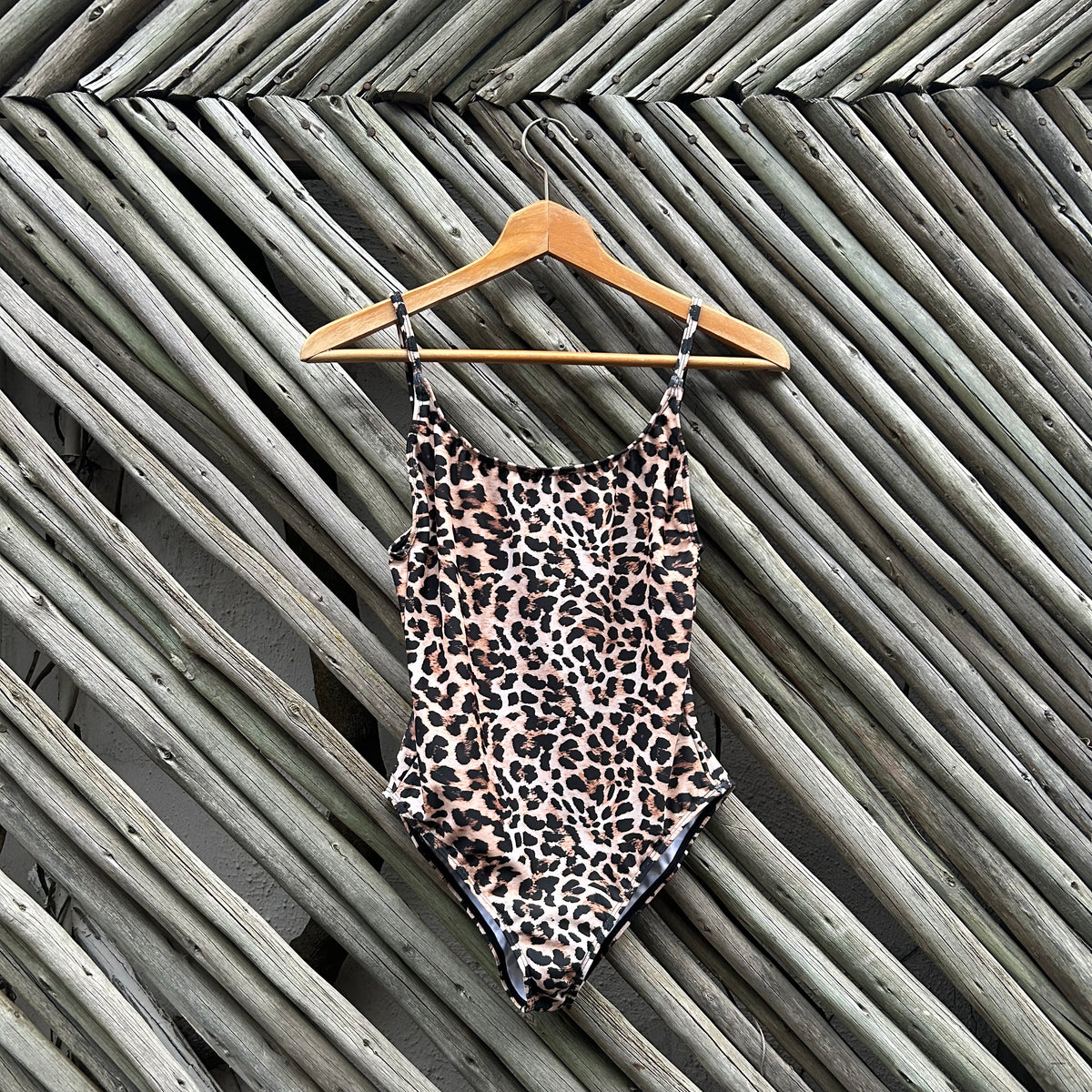 Leopard Love High Back Strap Swimsuit