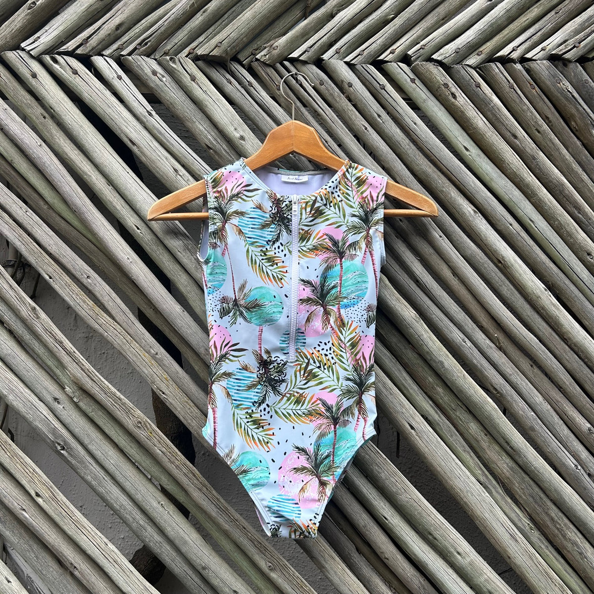 Palm Beach Sleeveless Youth Swimsuit