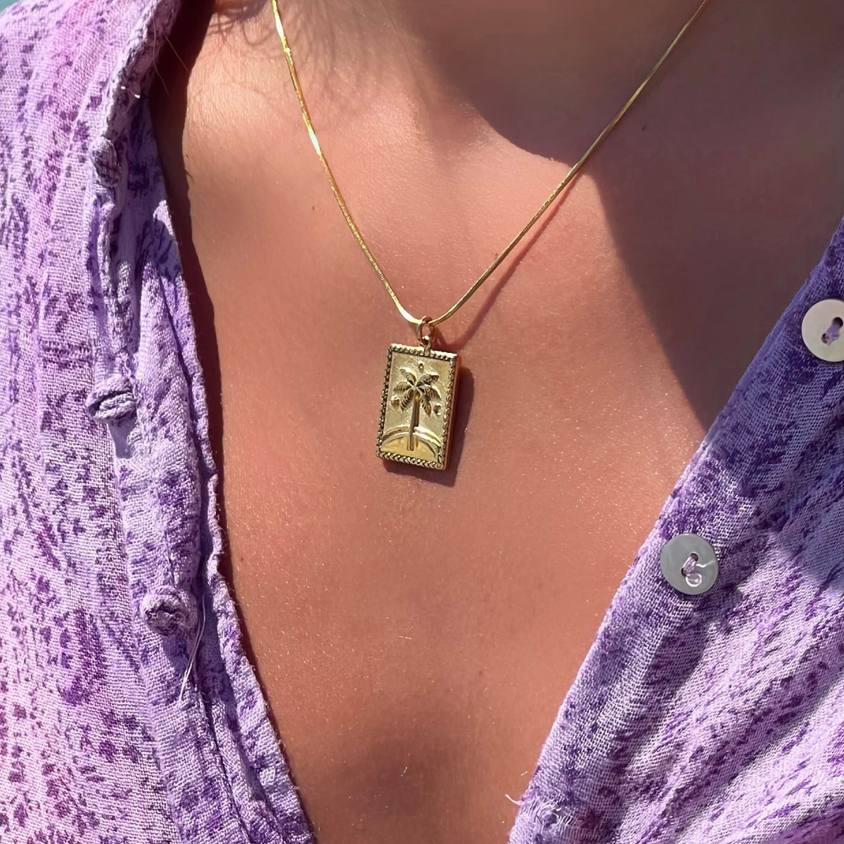 Island Palm Necklace